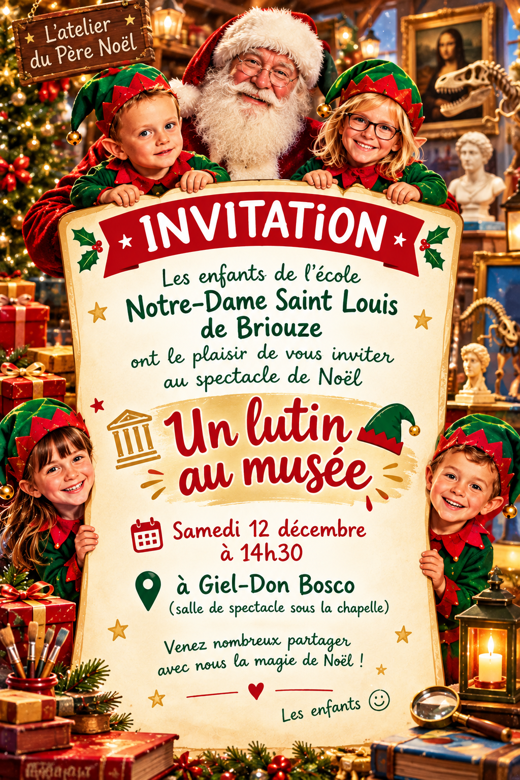 Invitation à notre Spectacle de Noël